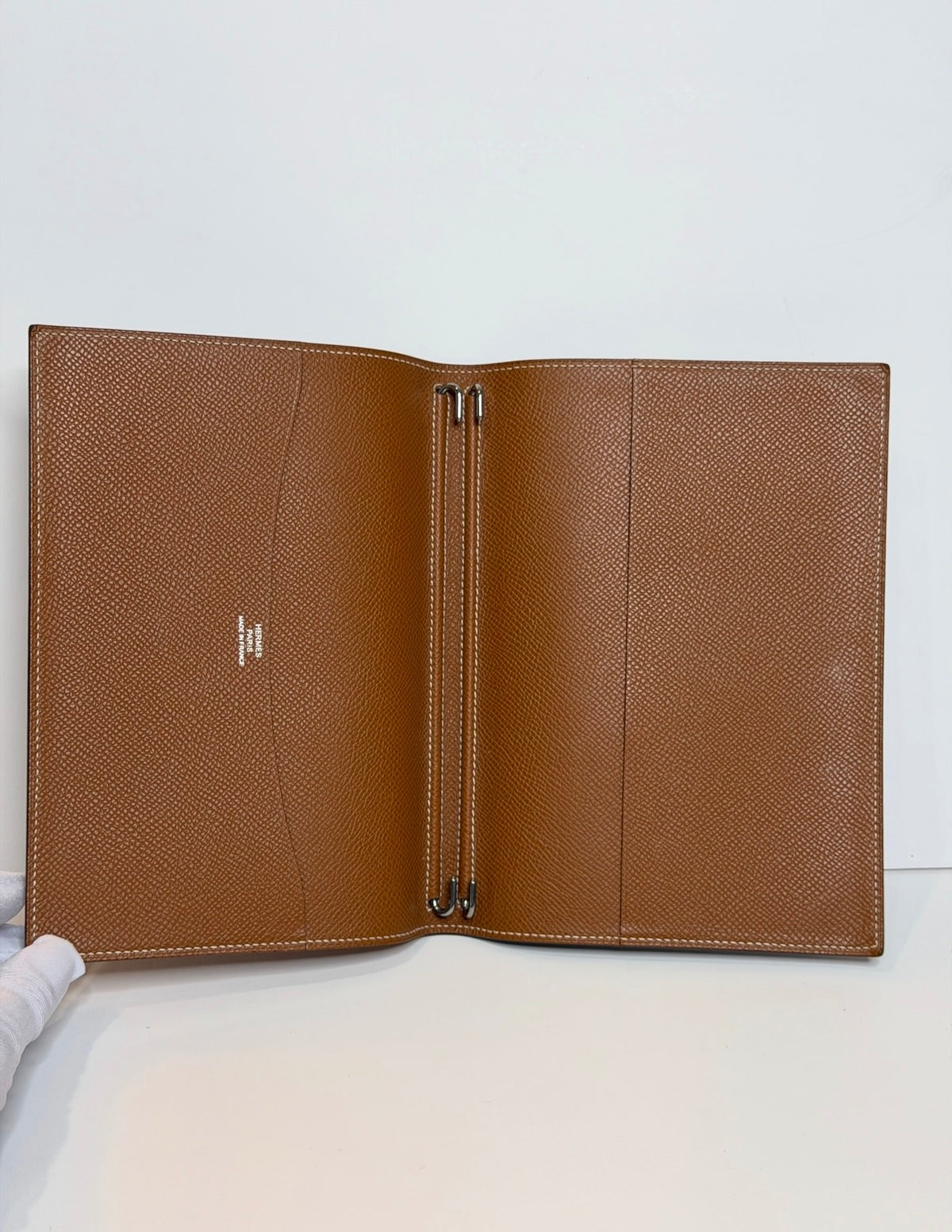 Hermès Globe-Trotter Agenda Cover Gold Epsom Leather – COA Included