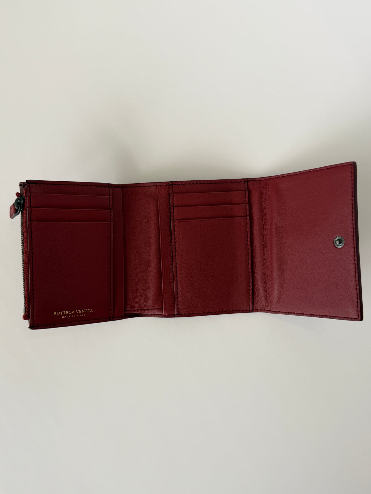 Bottega Veneta Limited Edition Intrecciato Butterfly French Wallet