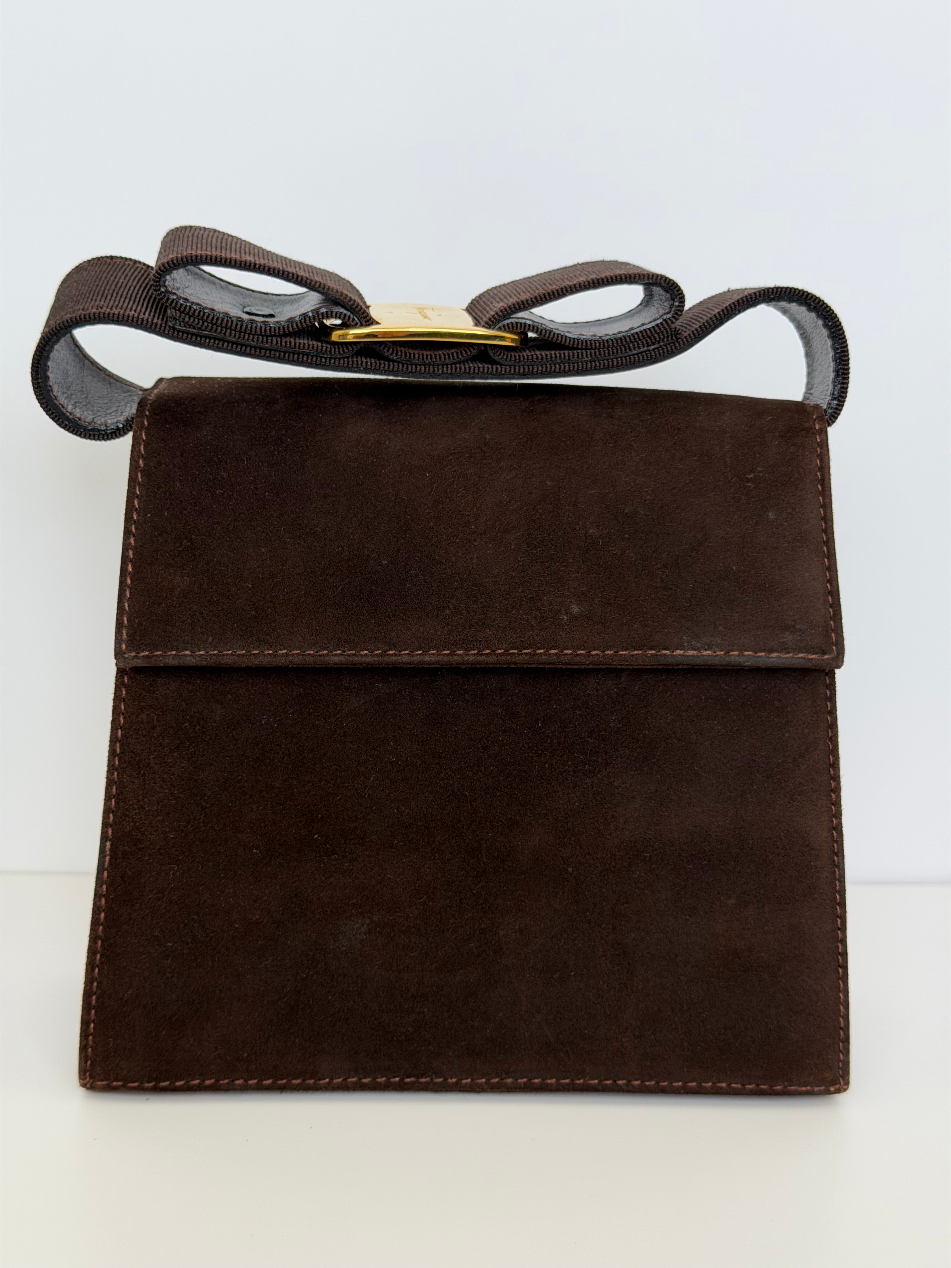 Vintage Salvatore Ferragamo Vara Bow 2 Way Bag