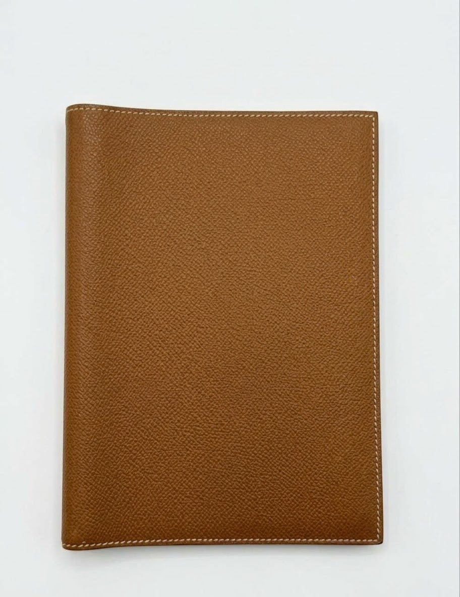 Hermès Globe-Trotter Agenda Cover Gold Epsom Leather – COA Included