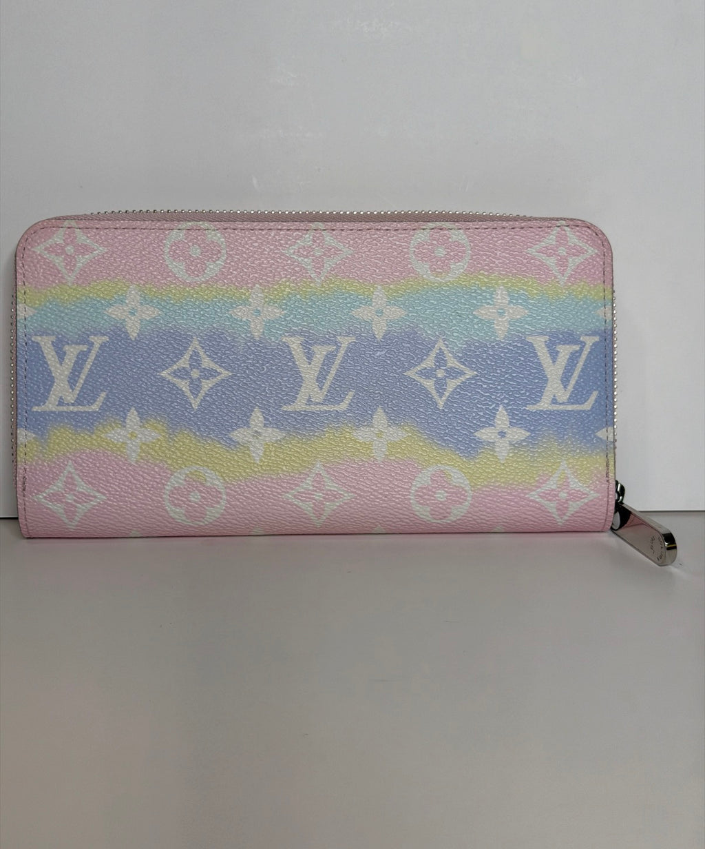 Louis Vuitton LV Escale Giant Monogram Zippy Wallet Pastel – Full Set