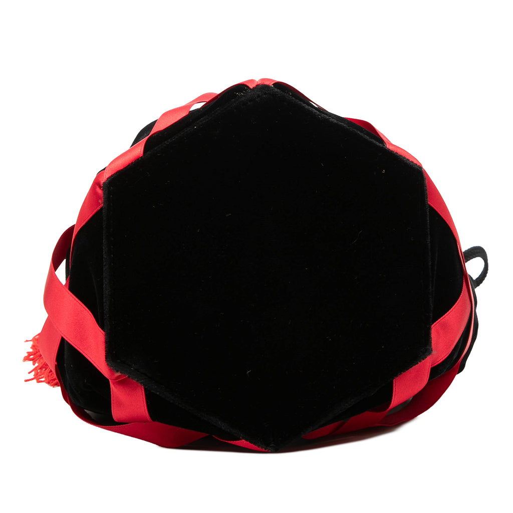 Vintage 1976 Yves Saint Laurent “20th Century” Velvet Tassel Drawstring Bucket Bag