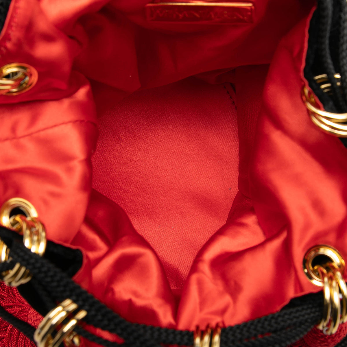 Vintage 1976 Yves Saint Laurent “20th Century” Velvet Tassel Drawstring Bucket Bag