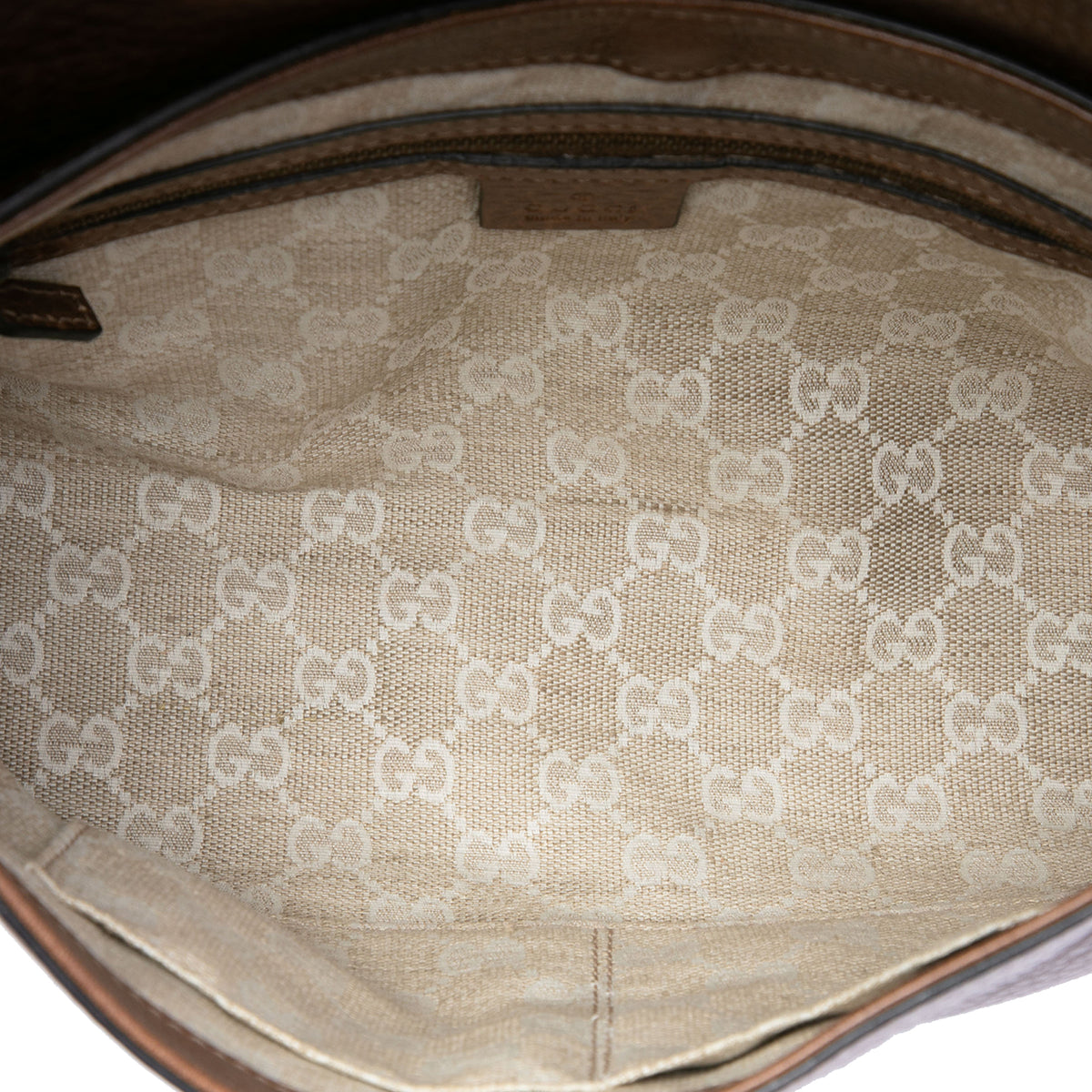 Gucci Grained Calfskin Harness Shoulder Bag