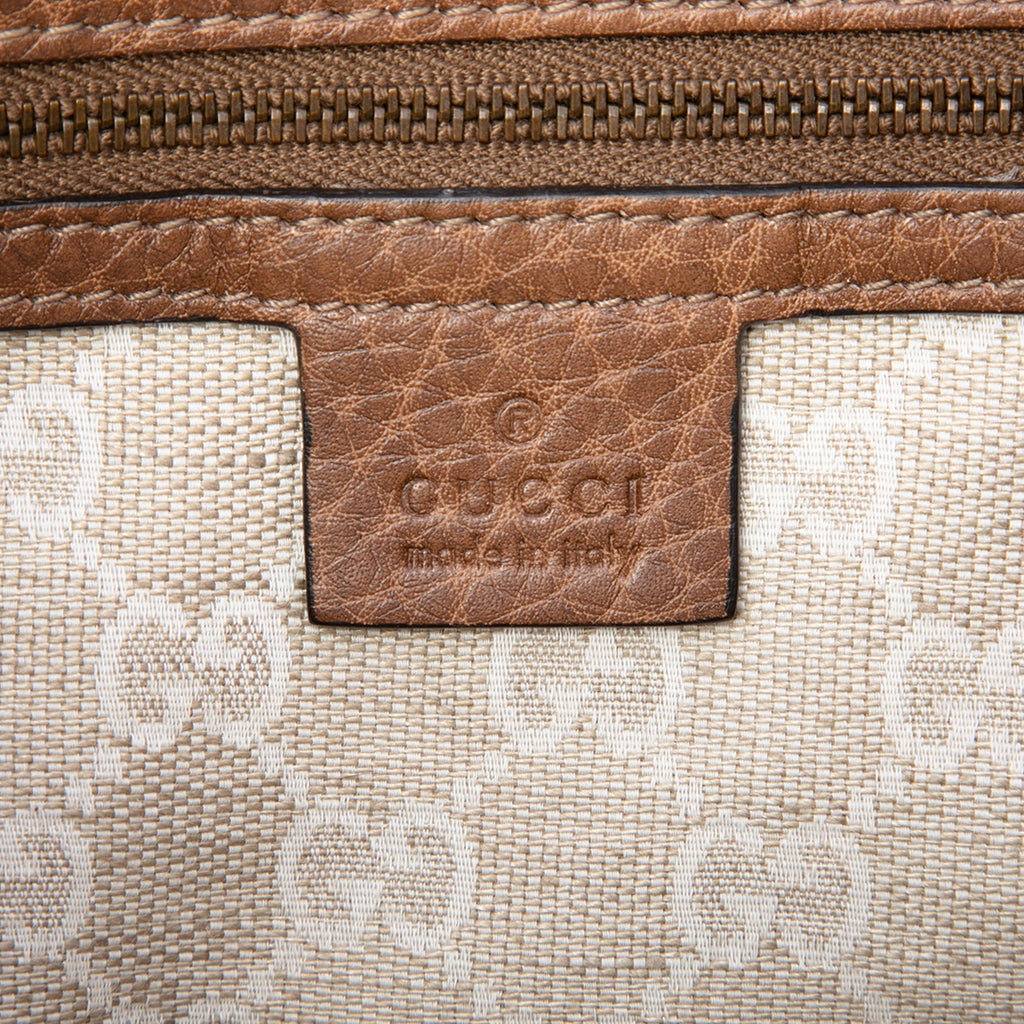 Gucci Grained Calfskin Harness Shoulder Bag