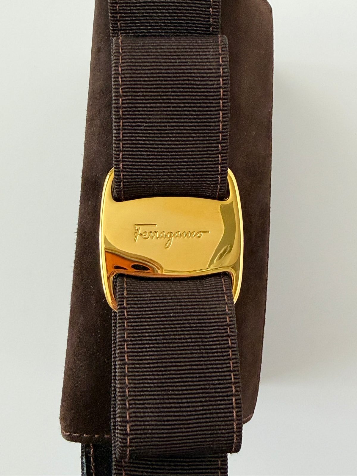 Vintage Salvatore Ferragamo Vara Bow 2 Way Bag