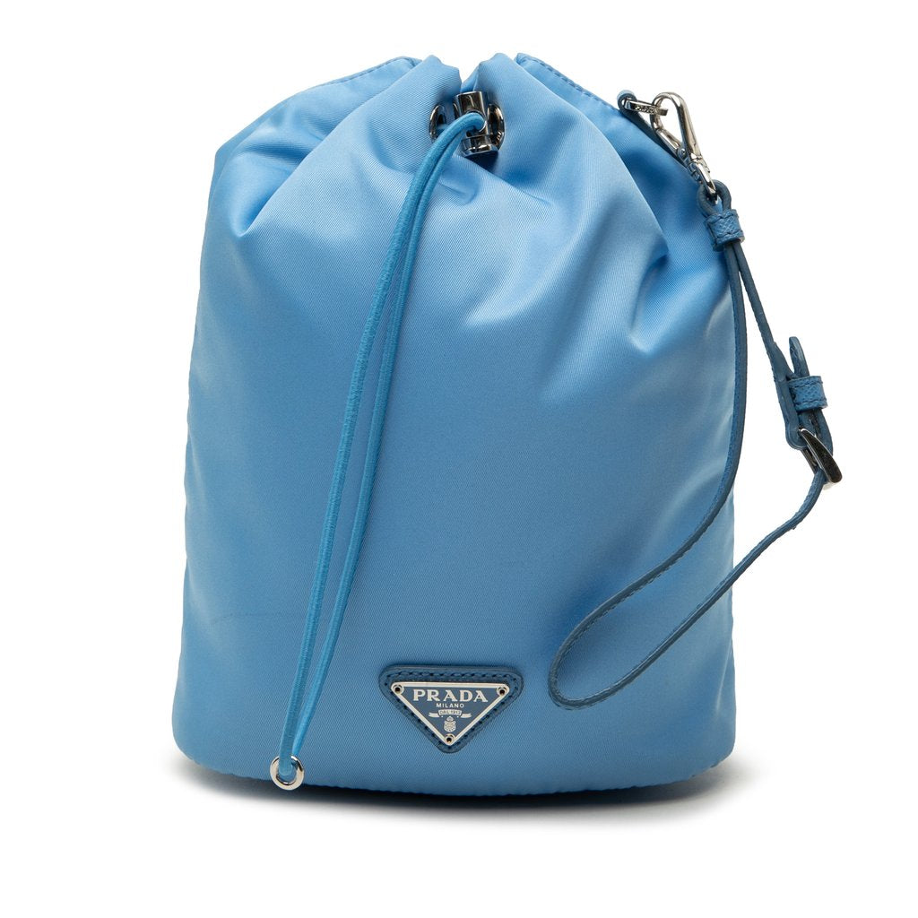 Prada Tessuto Drawstring Bucket Wristlet/Small bag