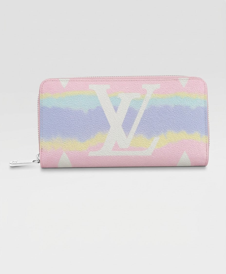 Louis Vuitton LV Escale Giant Monogram Zippy Wallet Pastel – Full Set