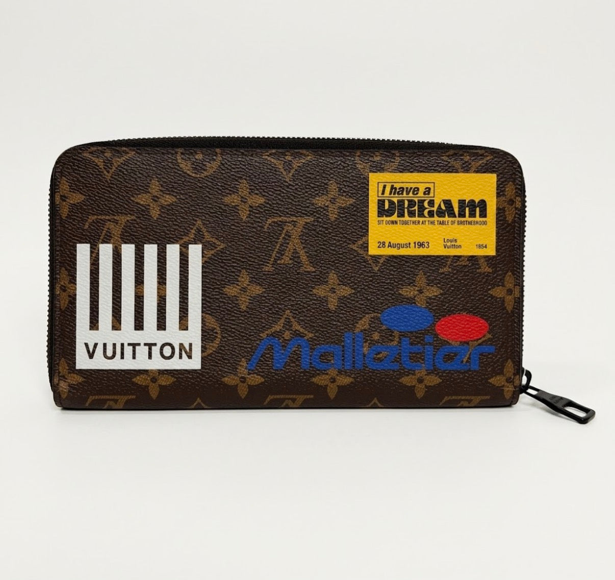 Louis Vuitton Monogram Canvas Heritage Zippy Organizer Wallet – Virgil Abloh Collection (2019) + Entrupy COA