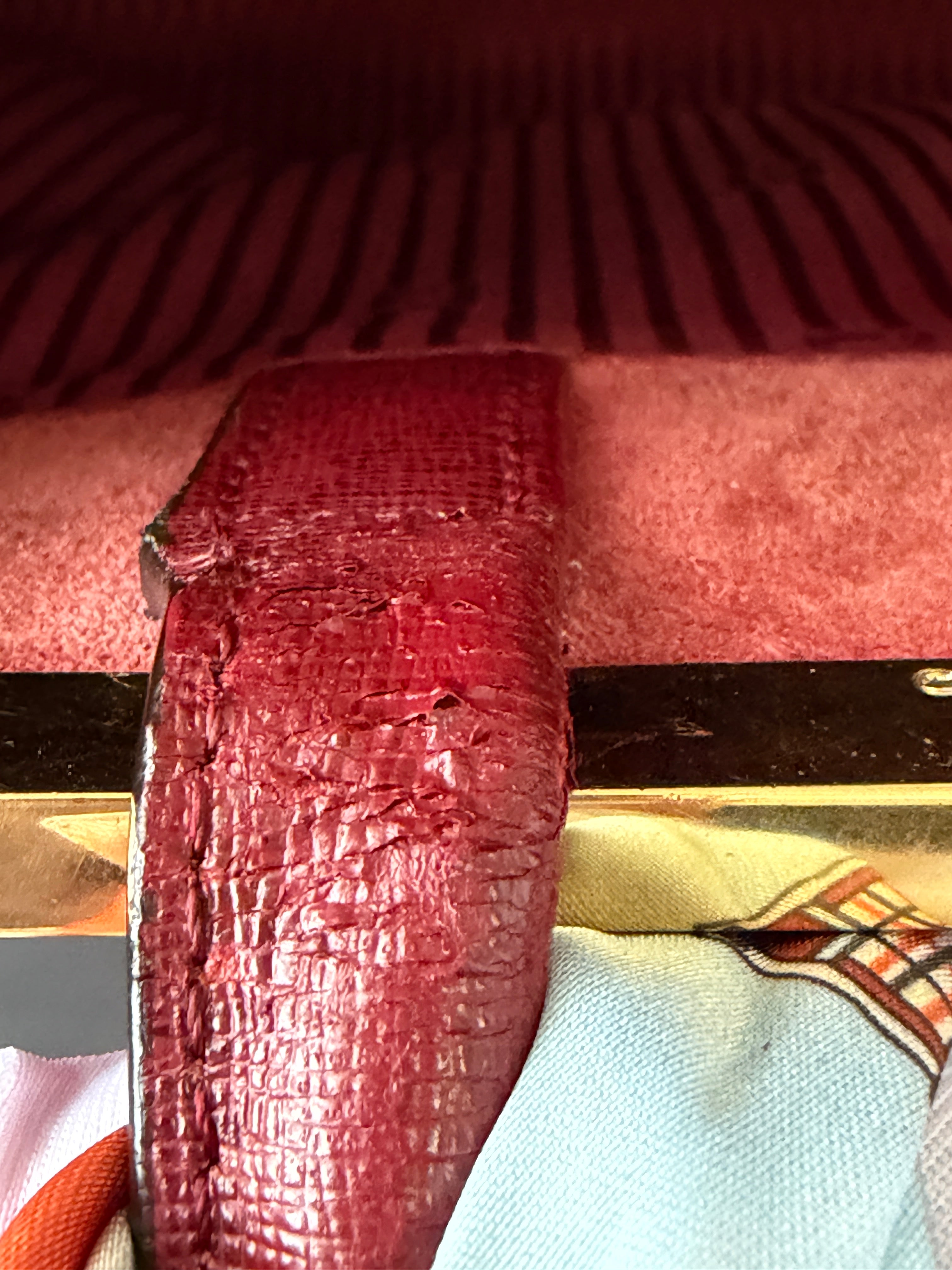 Fendi 2Jours Medium Leather Tote in Burgundy