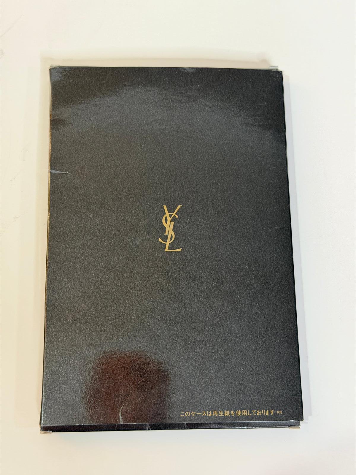 Vintage YSL Yves Saint Laurent Cotton Handkerchief Scarf w/ Original Box